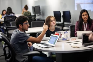 Students in a classroom