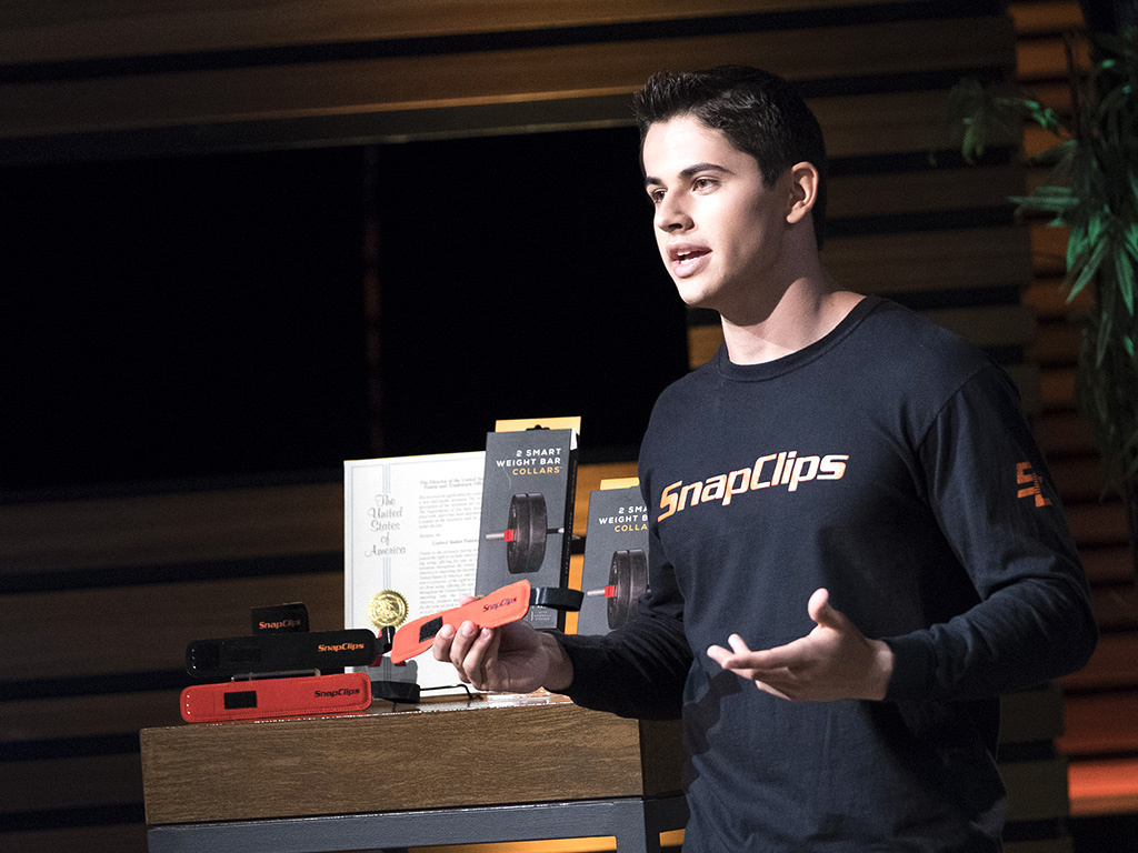 martin dimitrov on shark tank promoting snapclips